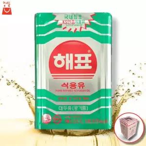 해표 식용유 18L 업소용 콩기름 대두유 14시 이전 주문 당일발송 / 강화포장 146182