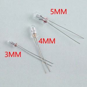 LED전구 25PCS 소형 0 08A 3MM 4MM 램프 에디슨 백열 12V 5MM 필라멘트 전구 쌀 미니