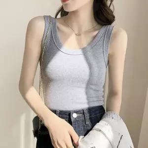 [룽스_62]편하게 요가복 입기 좋은 기본 스타일 골지 나시
