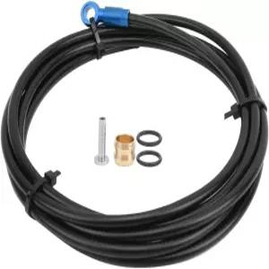 6.56피트 유압 브레이크 호스 키트 컷테이블 라인 삽입 및 올리브 시마노 SLX/XT/XTR(블루)용 자전거 교체