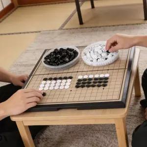 바둑판 자석 휴대용 바둑 세트 오목 장기 놀이 보드 게임