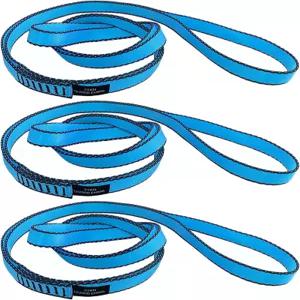 CAPARK 18MM 나일론 클라이밍 슬링 러너 23kN 암벽 등반 래플링 스윙 요가 해먹 등을 위한 강력한 웨빙