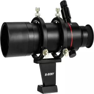SVBONY SV208 파인더 스코프 크로스헤어 및 브래킷이 있는 천체 망원경용 850 스트레이트 스루 금속 광학