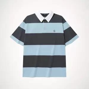 커버낫 C 로고 럭비 카라 티셔츠 Charcoal 3272611 1979329