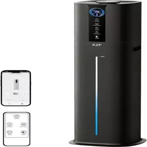 침실 대형 객실용 KZF 9L 스마트 2.3Gal 쿨 미스트 탑 필 앱 및 리모컨 모드 3가지 홈 오피스 플랜트용