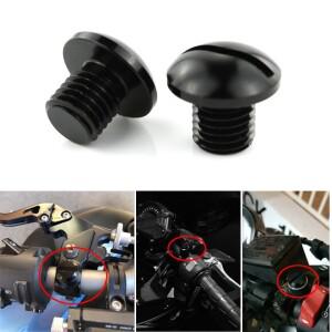BMW 호환 F650GS F800GS F800R R1200R S1000R K1300R R nine-T T 스크램블러 M10 x 1.5 미러 홀 플매트 카