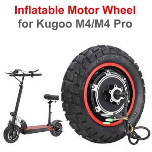 전기 스쿠터 허브 전동 브러시리스  브레이크 자전거 교체 KUGOO M4  PRO 접이식 10 인치 48V 500W