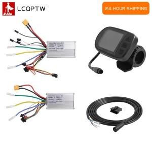 LCD 디스플레이 다이얼 가속기 조합 세트가 KUGOO G-Boer 전기 스쿠터 용 48V 1000W 듀얼 드라이브 전동 컨