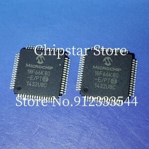 2-50개 PIC18F66K80-E/PT TQFP64 8비트 마이크로컨트롤러 MCU 100% 신규 및 원본