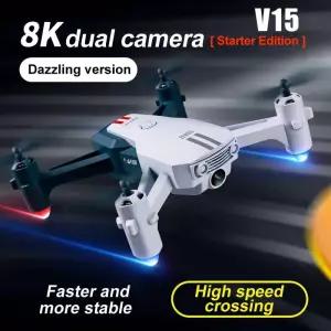 드론 부품 악세사리 부속 수리 V15 미니 Professional Drone With 4K/6K/8K HD Dual Camera RC Collapsible