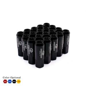 자동차 링 아노다이징 키트 60mm 휠 너트 M14 X 1.5 20개세트 알루미늄 레이싱 매트 카펫 러그 스크류 볼트