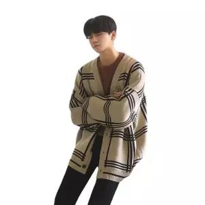 데일리 댄디 라운드 오버핏 클래식 남성 가디건 카키 M