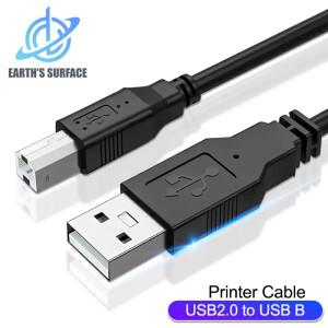 USB 프린터 케이블 B타입(수) - 2.0 (맥북 호환  hp 호환  캐논호환  엡손호환  델  지장 라벨