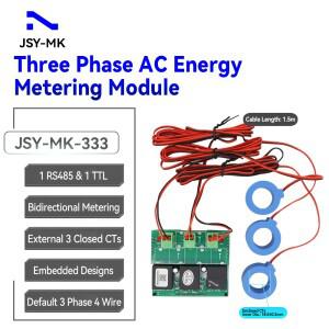JSY-MK-333 80A 양방향 에너지 미터 모듈 모드버스-RTU RS485 TTL 외부 18mm CTs 전류 전압 측정용