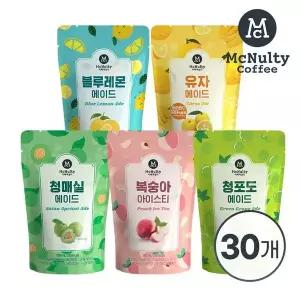 [NS홈쇼핑]맥널티 아이스 파우치 음료 190ml 30개입(아이스티/에이드)[35947827]