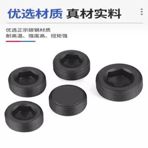 M10 M12 M14 M16 M18 M33 BSP 12 나사 소켓 육각형 등급 검정색