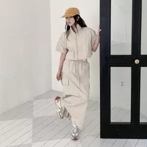 여자 데일리 나일론 스트링 카고 투피스_25211202_588872