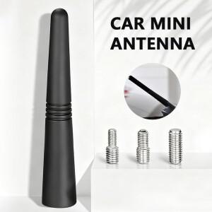 자동차 미니 소형 안테나 마스트 라디오 루프 마운트 FM AM DAB 나사 포함 액세서리 길이 범용 6.5cm B3Q0