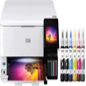 Epson 에코탱크 사진 ET-8550 무선 와이드 포맷 컬러 올인원 슈퍼탱크 프린터 - 스캐너 복사기 이더넷