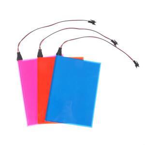 패널 백라이트 LED 발광 15x13.5cm 전기발광 EL DC12V 인버터 포함