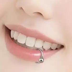 페이크 피어싱 미니 볼타입 링타입 송곳니 디자인 가짜 코링 귀거리 입술 코피어싱 피어싱