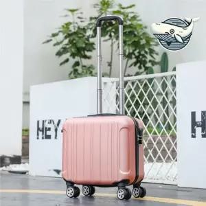 세련된 로즈골드 미니 기내용 캐리어 손쉬운 18형캐리어 로즈골드캐리어 여행용캐리어