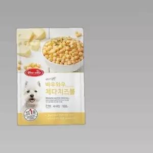 치즈볼 간식 애견 훈련용 바우와우 100g