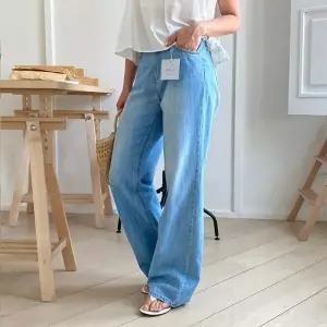 여성용 린넨 여름 일자 데님 바지 팬츠 삼베 여름소재_25207729_588872