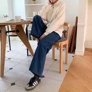여성 기모 피치 일자 청바지 팬츠 본딩 방한 속기모_25207657_588872
