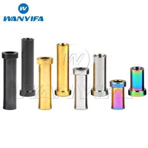 Wanyifa 티타늄 매립 너트 13 15 17 23 25 31.5 33 35mm 자전거 브레이크 클램프 MTB도로 M6 볼트 고정 패