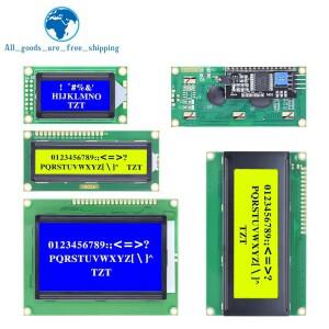 TZT LCD 1602 2004 12864 모듈 블루 그린 스크린 HD44780 컨트롤러 LCD1602 16x2 문자