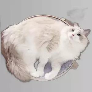 편안한 고양이 스크래쳐 라운드 힐링 휴식집