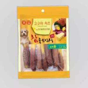 애견 영양 기능성 간식 고구마 오리봉 치즈 100g