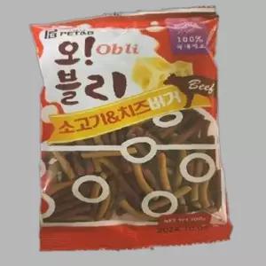 오블리 치즈버거 소고기 100gx80개