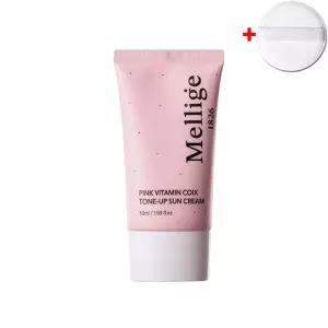 멜리지 율무 핑크톤업 선크림 50ml 1개+퍼프