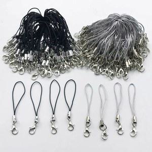 왁스실 2050PCS 걸쇠 줄 스트랩 모바일 쥬얼리에 링 키 체인 한 나일론