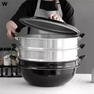 다용도 3단찜기 36cm 3단찜기 3단찜기세트 찜기40 찜기46 찜기36