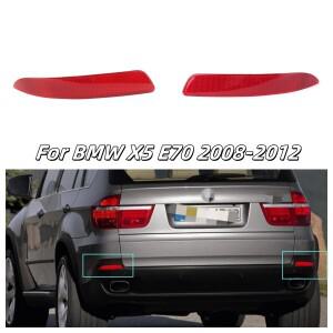 BMW 호환 X5 E70 2008 2012용 리어 범퍼 리플렉터 라이트 경고등 정지등 브레이크 등 631471589