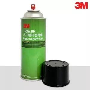 3M 고강도 99 스프레이 접착제(300g) 투명 고내열성 P.V
