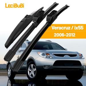 Hyundai Veracruz ix55 2006-2012 1set 전면 및 후면 앞 유리 와이퍼 블레이드 2007