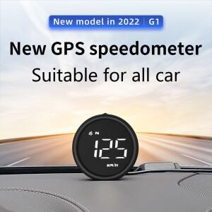 G1 디지털 GPS 속도계 범용 자동차 HUD 헤드 MAX MPH 과속 알람 디스플레이  차량에 대 한