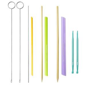 10PCS 튜브 벨트 8인치 다양한 미세 스트랩 16인치 크기의 도구 재봉 튜브 터너