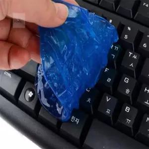 키보드청소 청소용 슈퍼 클린젤 먼지흡착먼지털이 먼지흡착슬라임 키보드청소젤리