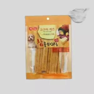 고구마 치즈 스틱 120g 반려동물 간식