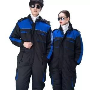겨울작업복 점프수트 방한복 정비복 작업복 겨울 스즈끼복