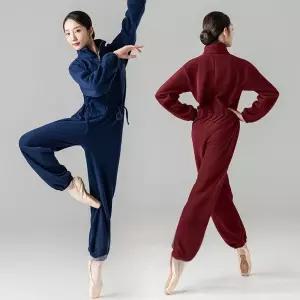 발레 우주복 워머 트레이닝 전신 댄스복 겨울 점프슈트 댄스 의류