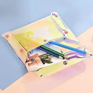 [룽스_62]PVC 백 파우치 가방 홀로그램가방 17x14cm M12076
