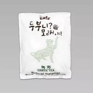 고양이모래 더캣츠 두부니 모래야 녹차향 7L
