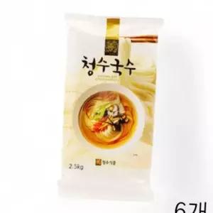 소면 청수국수 업소용 X 대용량 청수식품 6개 2.5kg