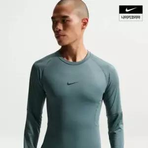 나이키 프로 남성 드라이 핏 타이트 긴팔 피트니스 탑 FB7920-382 149820